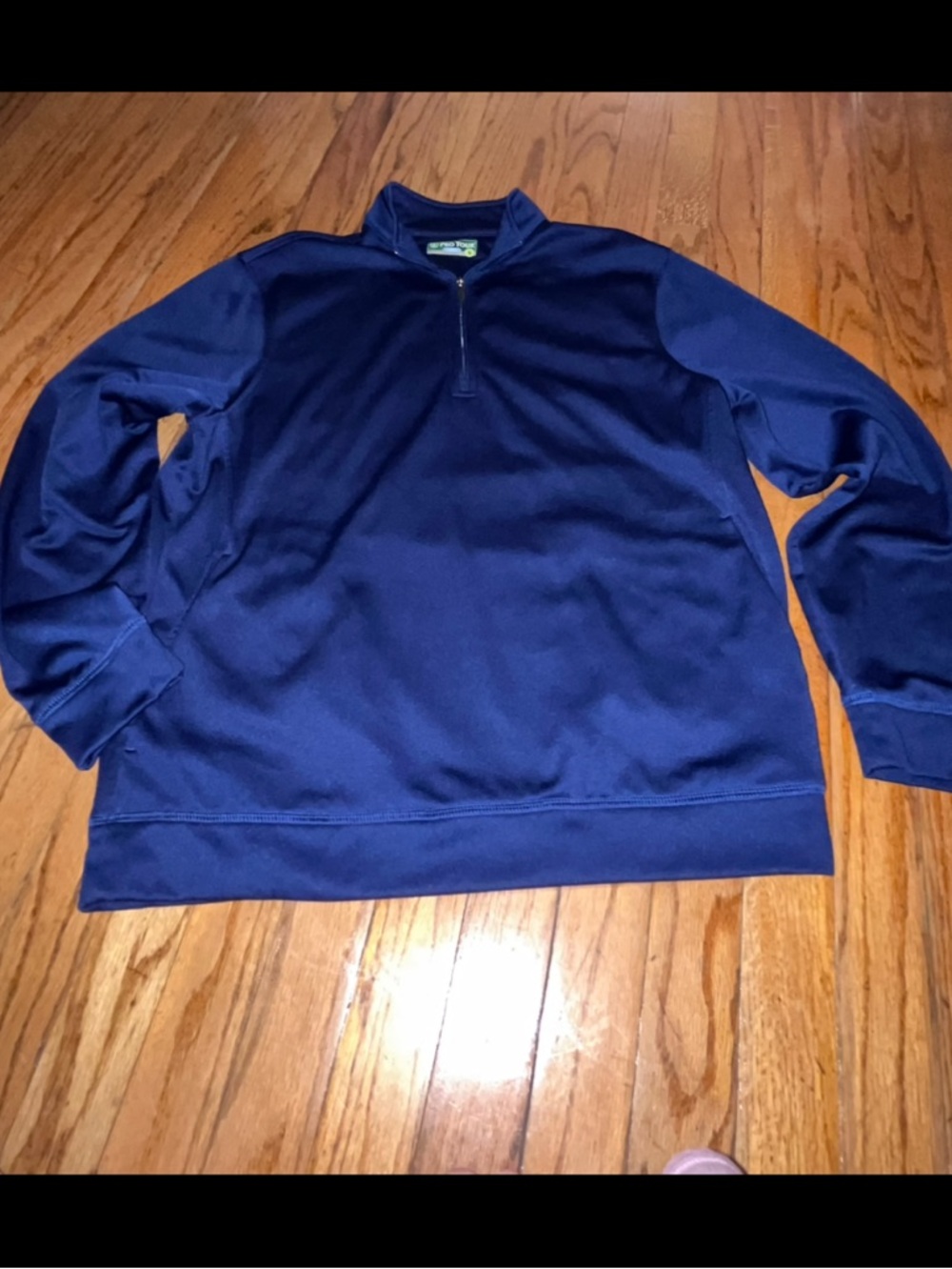 Pro Tour 1/4 Zip Blue Golf Pullover Size Small